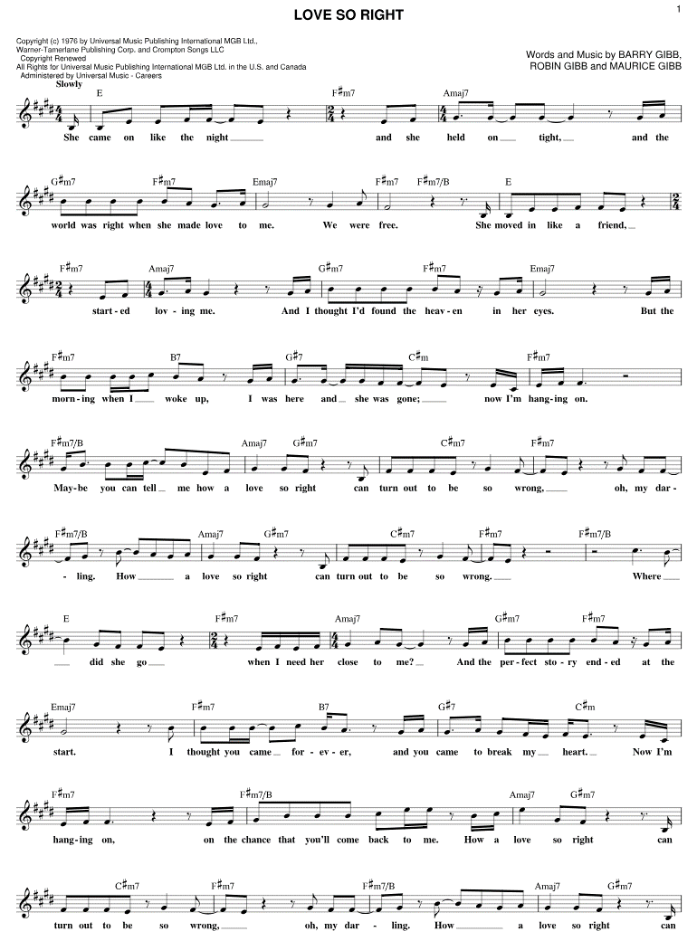 Sheet Music